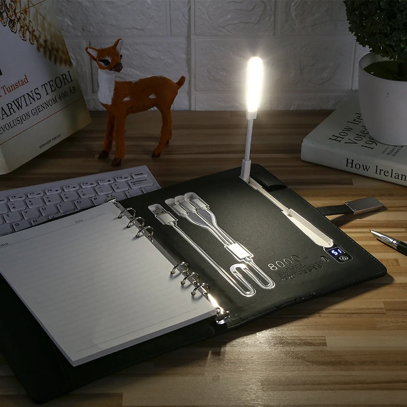 Lamp Charging Laptop Power Learning Business Meeting Laptop Led Lights Wireless Charging Loose-leaf Laptop Office Assistant