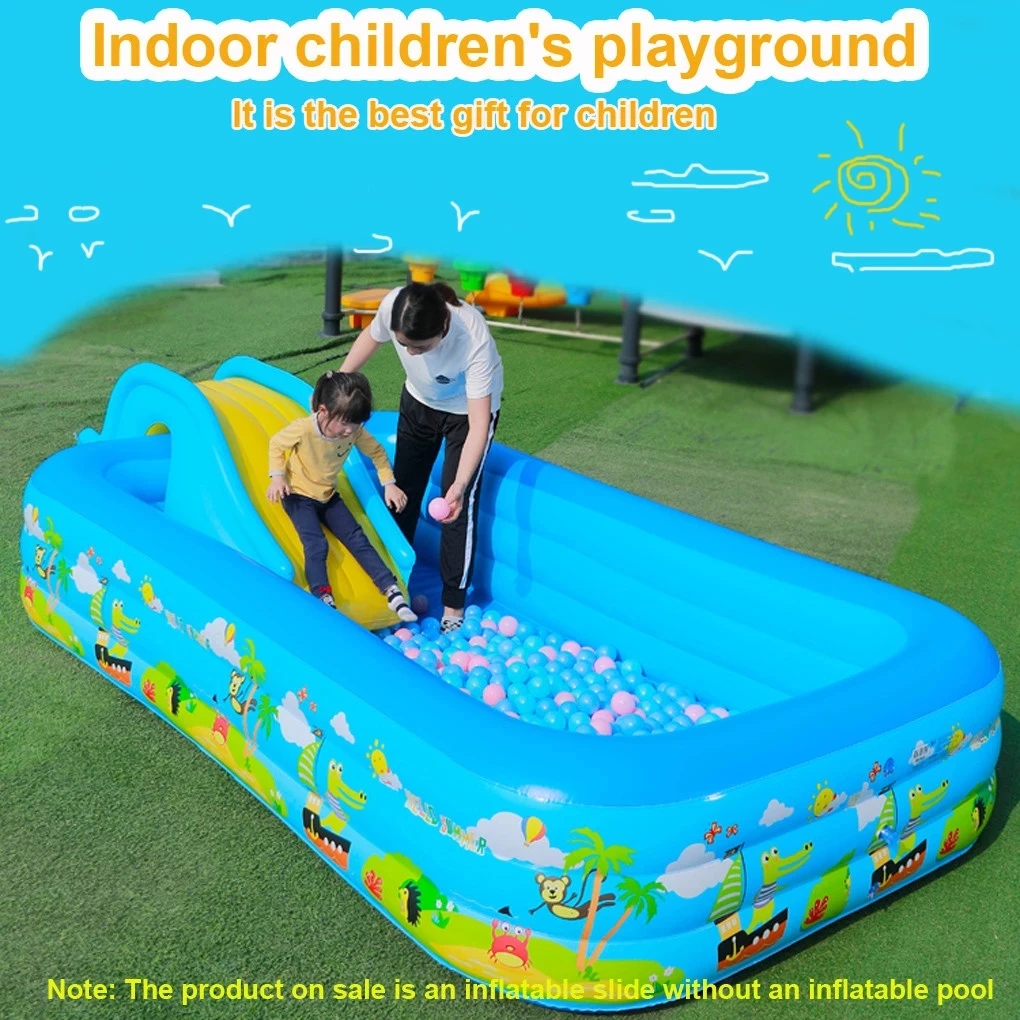 Inflatable กลางแจ้งสไลด์ว่ายน้ำสำหรับเด็กสระว่ายน้ำน้ำสไลด์ Bouncer Backyard เด็กฤดูร้อนของเล่นน้ำสไลด์