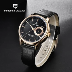 2021 Pagani Design Top Brand Watch Men's Fashion Casual Sports Watch Men's Leather Quartz Watches Relogio Masculino Montre Homme