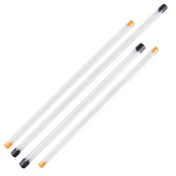 10pcs/lot 0.85-1.2cm Width Fishing Float Tube Fishing Bobber PVC Buoy Protection Storage Tube Portable Boya Pipe Fishing Tackle