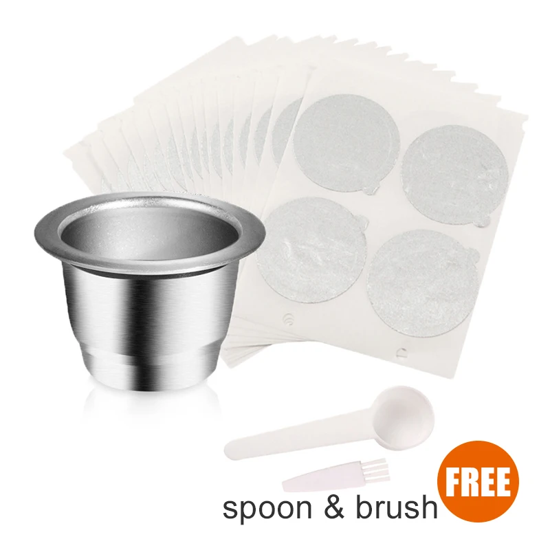 Aksesori Kopi Set Cangkir Espresso Mesin Kopi Nespresso Filter Kopi Mesh Yang Dapat Digunakan Kembali