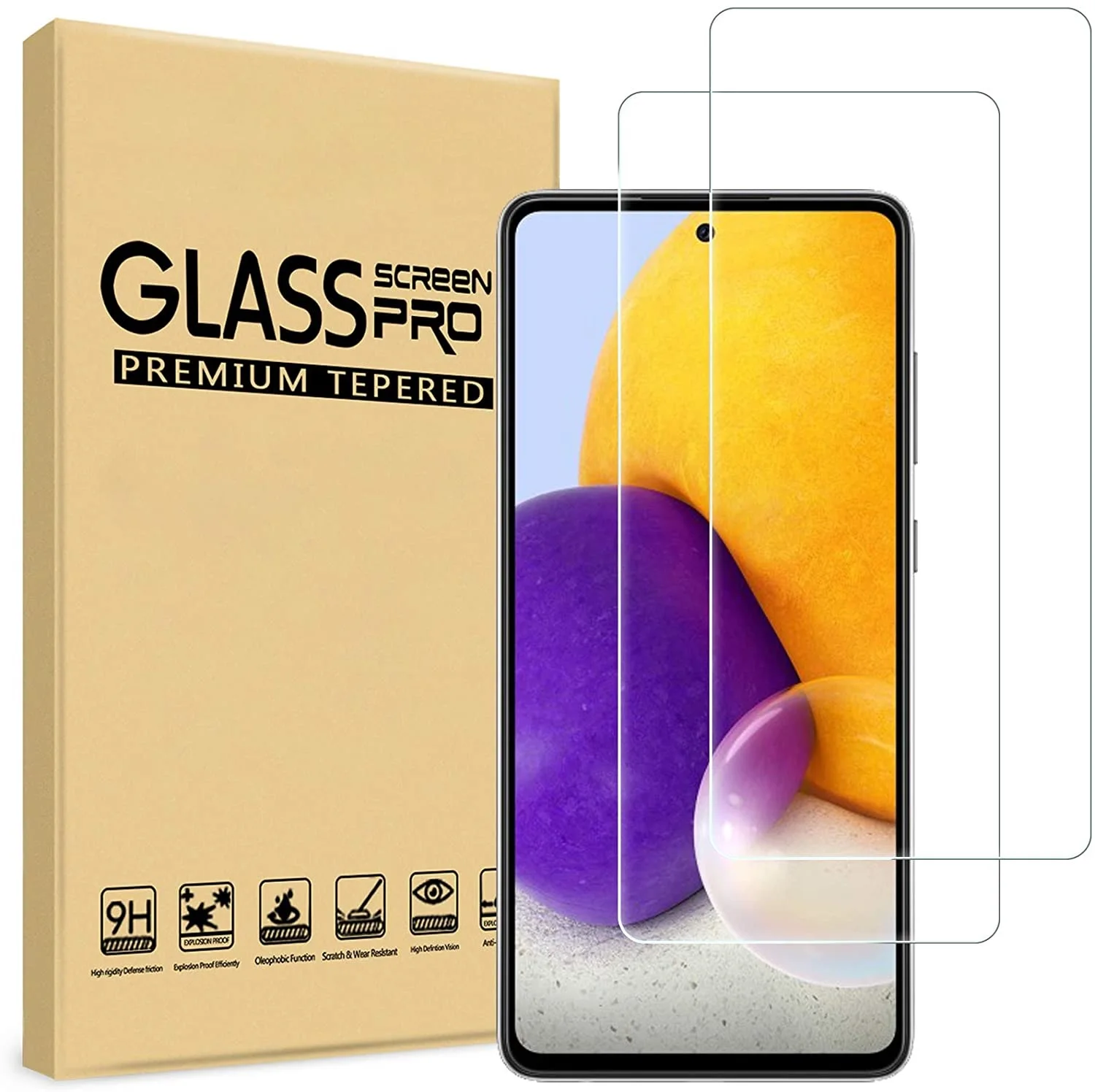 Hydrogel Film for Sansung A 72 5G Screen Protector Not Glass for Samsung Galaxy A72 5G SM-A726B/DS 6.7'' Camera Glass