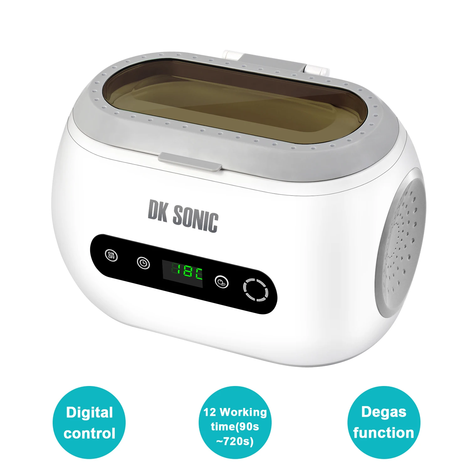 DK SONIC Ultrasonic cleaner 600ml 35W Ultrasonic cleaner bath  and basket for cleaning jewelry brass Sonic Cleane