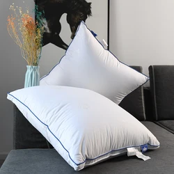100% White Goose Down Cushion Natural Down Throw Pillow Core Headrest Hotel Choiceness Of Sofa Pillows Can Be Customized