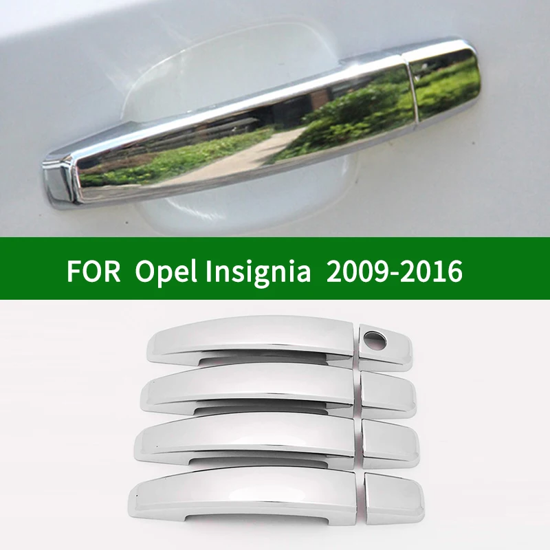 For Vauxhall Opel Insignia 2009-2016 chrome silver car side door handle cover trim 2010 2011 2012 2013 2014 2015