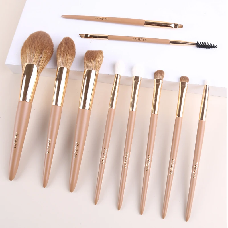 ZOREYA Makeup Beushes Set Professional Eyeshadow Powder Foundation Brush Cosmetics Make Up Brushes Kit For Face brochas maquill