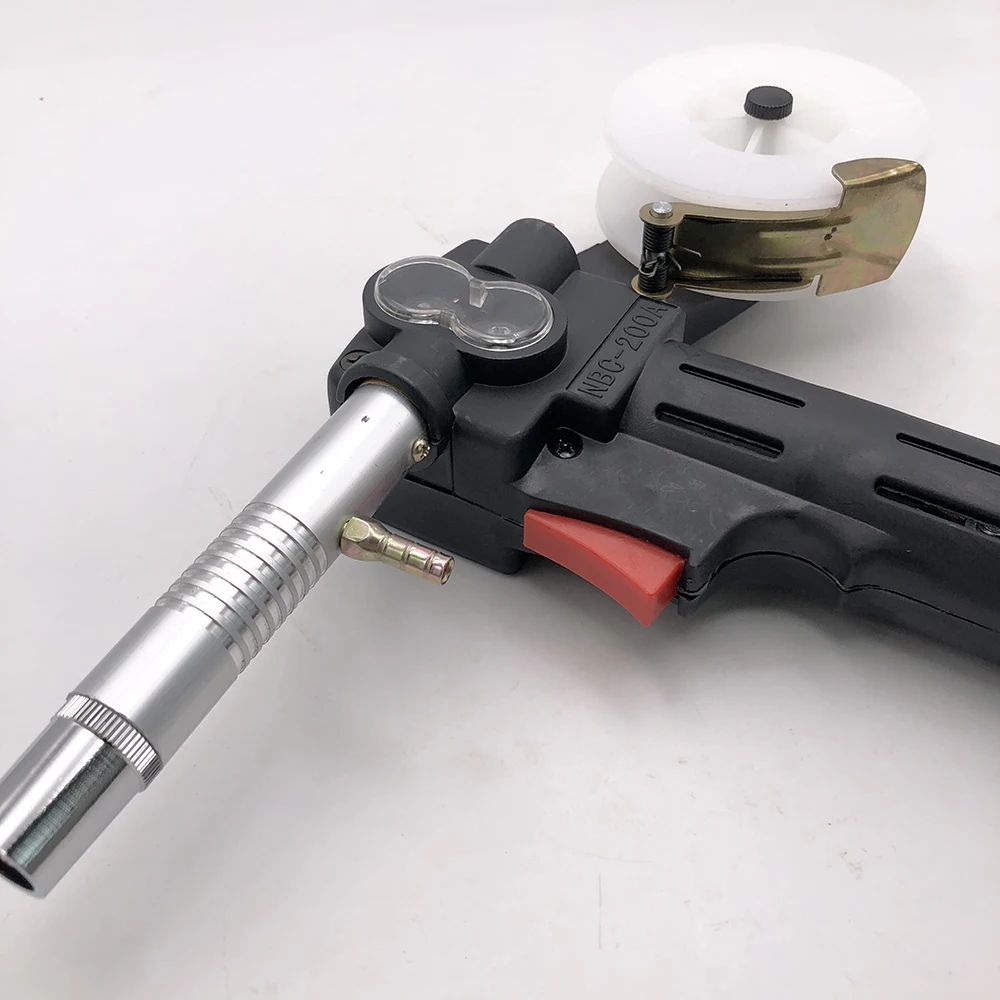 NEW Nylon Body Toothed Roller NBC-200A MIG Spool Gun Push Pull Feeder Aluminum Steel Welding Torch without Cable Wire 0.8-1.0mm