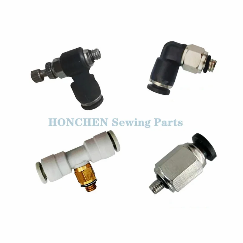BROTHER Sewing Machine Parts Cylinder Assy Joint Elbow Union 4M5 Tube Elbow M-5HL-4  Joint KQ2T04-M5  FOR RH9820  BAS342G B981