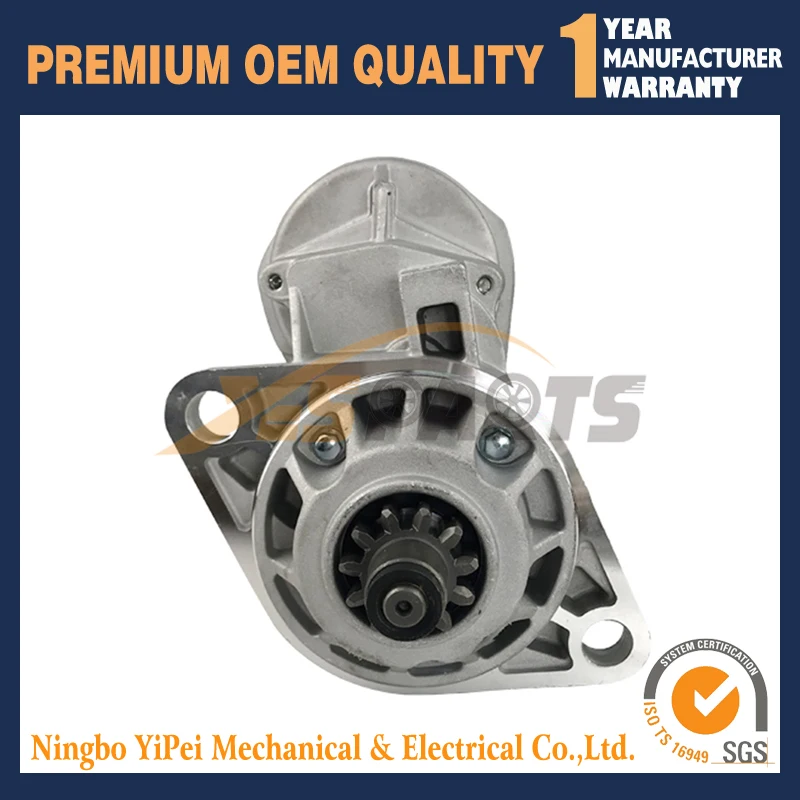 

Starter Motor for Isuzu FRR500 FFR550 FRR33 8.2L Diesel 6HH1 6HE1 1996 to '03