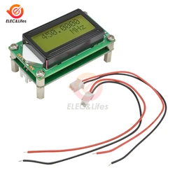 DC 9-12V 1MHz-1.2GHz RF Frequency Counter Tester Digital Cymometer PLJ-0802-E LCD 0802 Screen For Ham Radio 1-1200mhz DIY Kit