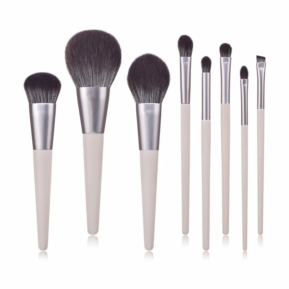 

8pcs Makeup Brushes Face Beauty Cosmetic Foundation Powder Contour Makeup Brush Concealer Big Flame Brush Highlight Brush Tool