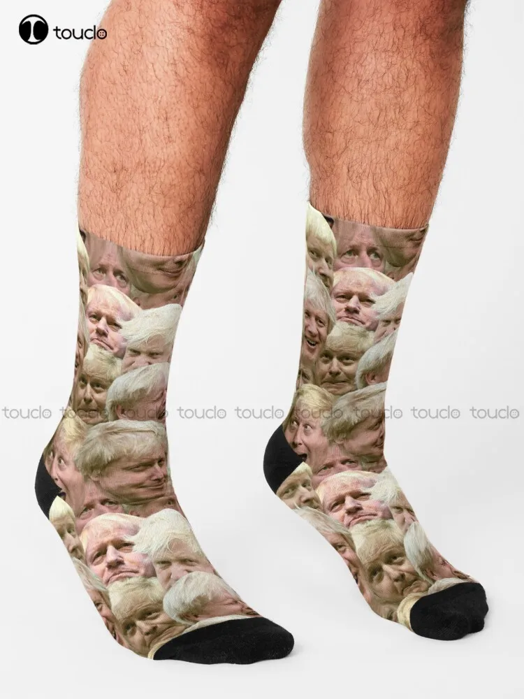 Boris Johnson Socks Graphic Socks Personalized Custom Unisex Adult Teen Youth Socks 360° Digital Print Hd High Quality