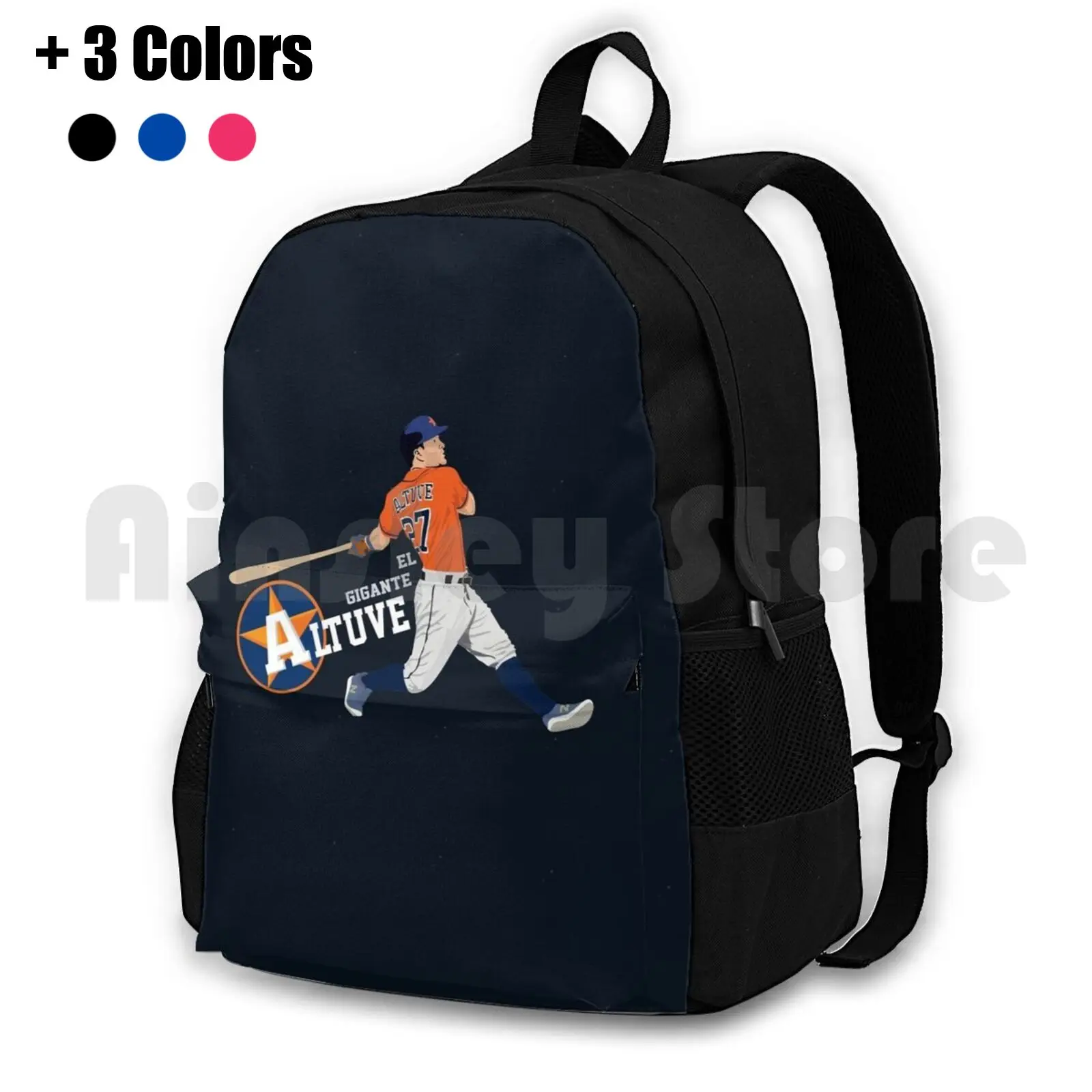 Altuve Outdoor Hiking Backpack Waterproof Camping Travel Jose Altuve Jose Altuve Aaron Judge Alex Bregman World Series Playoff