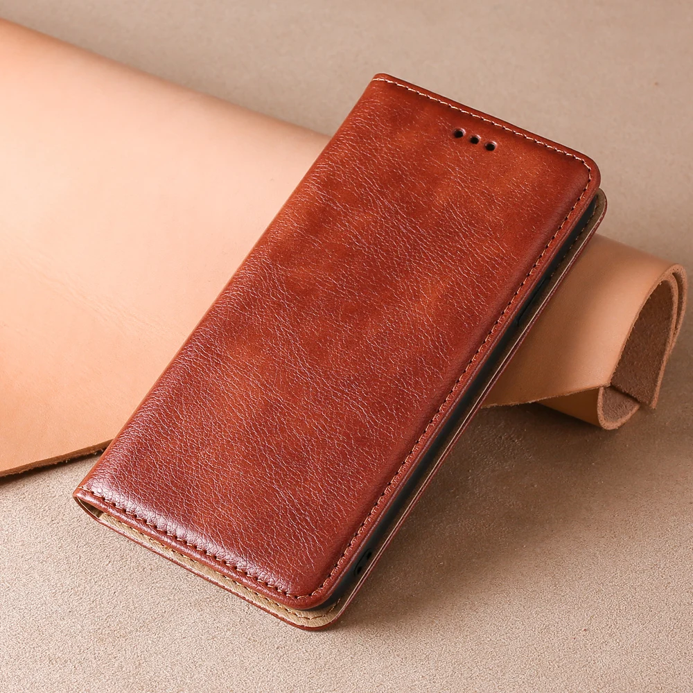 Flip Case For Redmi Note 13 12 11 10 9 9S 9T 8 8T 7 5 Pro 4X Luxury Leather Cover Poco Shell M3 F4 F5 M5 X5 X4 F5 Magnetic Coque