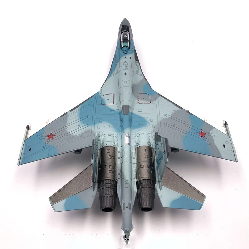 Jason TUTU Aircraft Plane model 1/100 Russian Air Force fighter Su 35 airplane Alloy model diecast 1:100 metal Planes