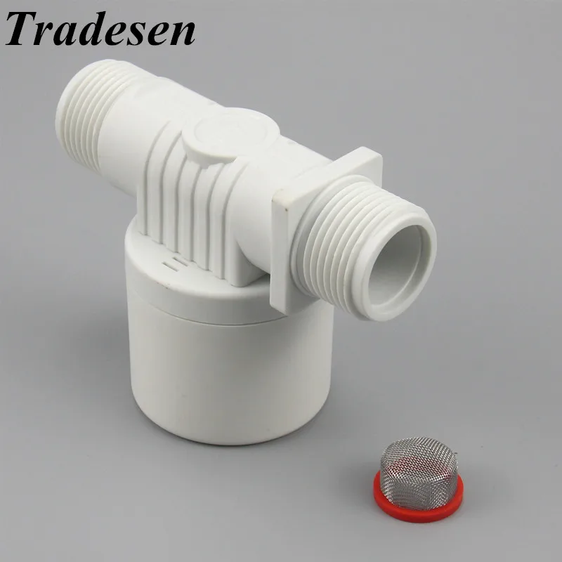 Automatic Water Level Control Valve Installed Inside Tower Tank  1/2" 3/4" 1" Aquarium Floating Ball Valve Upper Water Inlet