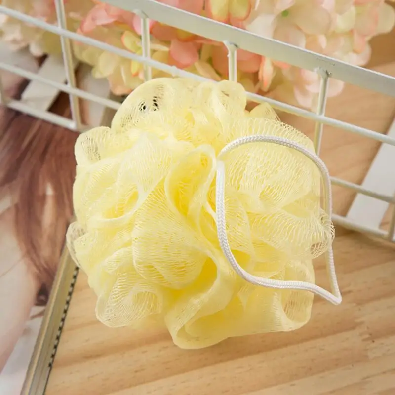 Bath Shower Wash Body Exfoliate Puff Sponge Mesh Net Ball Spa Shower Scrubber Bath Sponges LX8202