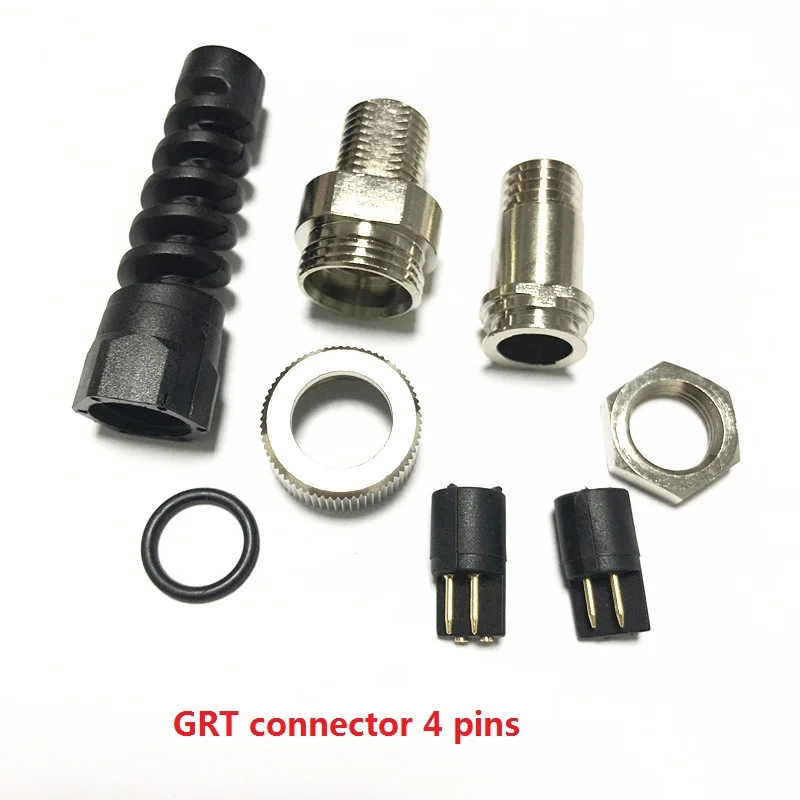 Underground Metal Detector Accessories Connector Plug 4 pins Search Coil Hardware Connector for garrett metal detectors