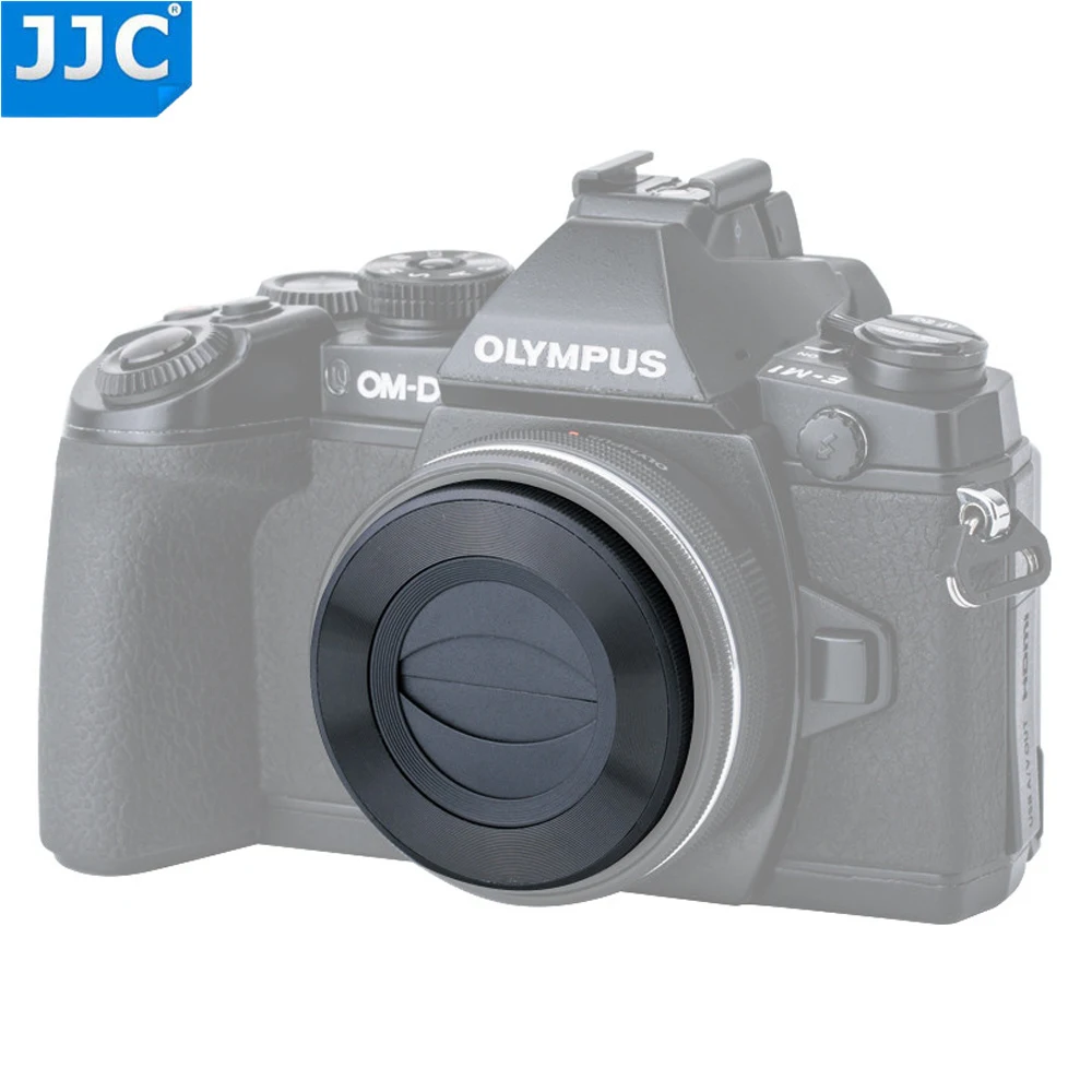 JJC Nắp Đậy Ống Kính Cho Máy Ảnh Panasonic Lumix G Vario 12-32Mm F/3.5-5.6 ASPH Olympus M.ZUIKO DIGITAL ED 14-42Mm F/3.5-5.6 EZ Thay Thế Cho LC-37C