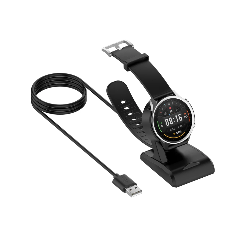 2 in 1 Phone Stand Vertical Charging Dock Watch Charger for Color Watch Accessories with 1m Charging Cable