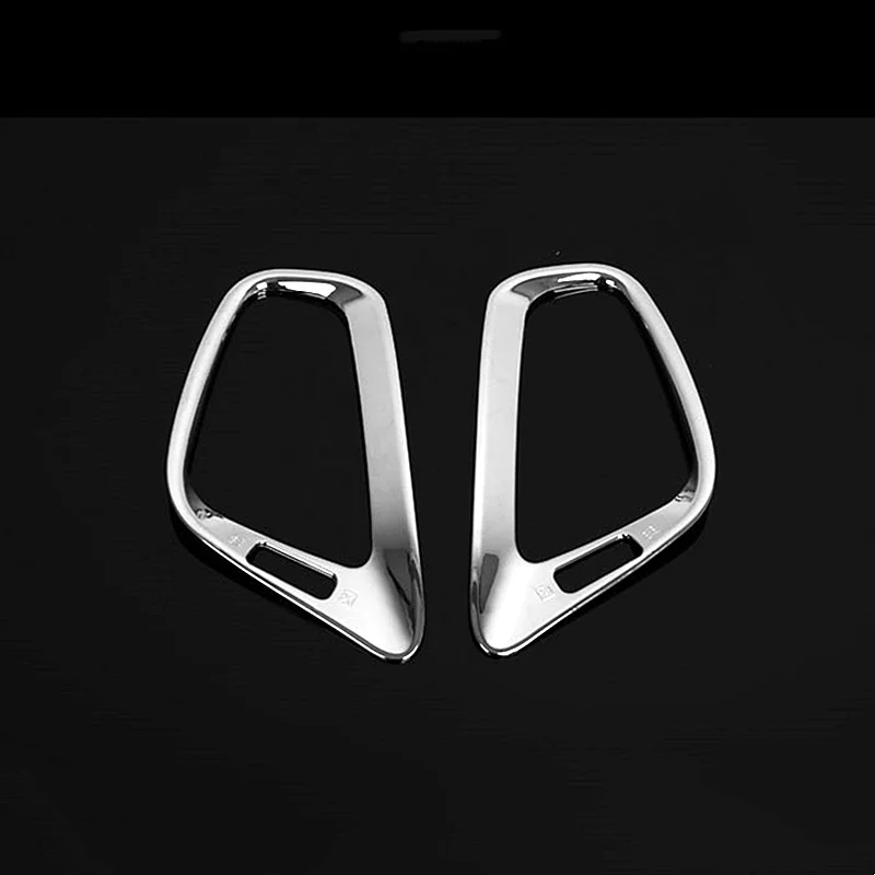 Voor Jeep Cherokee KL Accessoires 2014 2015 2016 2017 2018 ABS Chrome Auto airconditioner outlet Vent frame Panel Cover Trim 2 stuks