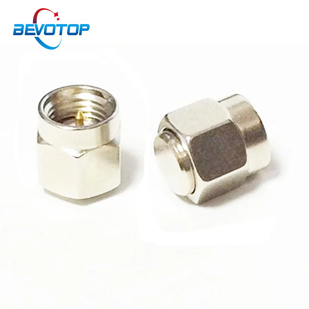 

2pcs 1W 6GHz 50 ohm SMA Male RF Coaxial Termination Dummy Load Nickel Plated Cap Connectors Accessories