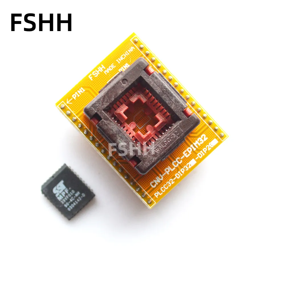 PLCC32 Để DIP28 Lập Trình Viên Adapter PLCC32-DIP28 Adapter PLCC32 Thử Nghiệm Ổ Cắm