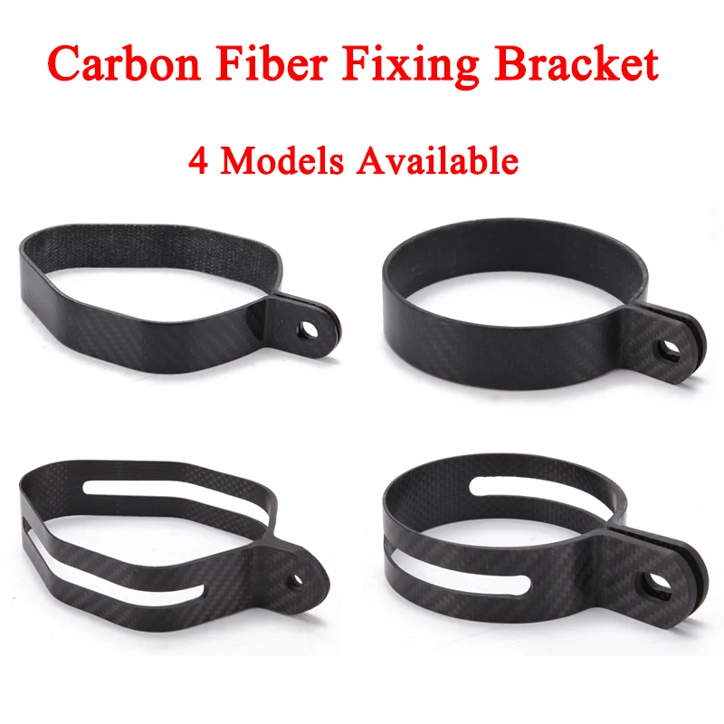 

98x140mm 89mm Inter Carbon Fiber Holder Clamp Fixed Ring Support Bracket for Motorcycle Exhaust Pipe Muffler Escape