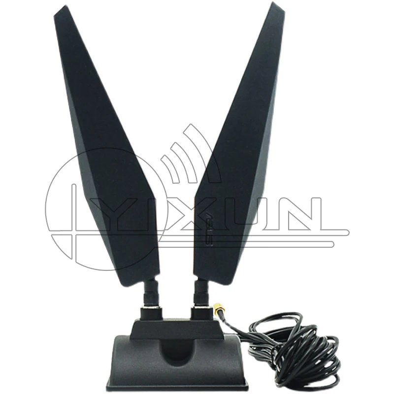 Imagem -05 - Wifi Antena Magnetis Ventosa Base para 2.4g 5.8g Dual Band Asus Router Gt-ac5300 Rt-ac5300 Ax11000 Rt-ac88u Ac68u Rt-ac86u