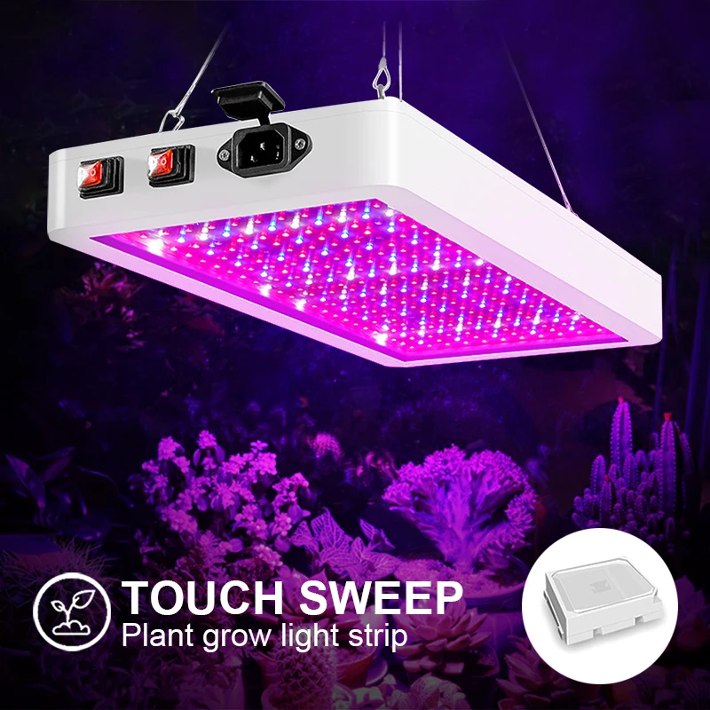 LED Grow Light plant lamp 2000W/1000W 2835 Led Chip Phyto Growth Lamp Full Spectrum Plant Lighting Indoor Waterproof Phytolamp