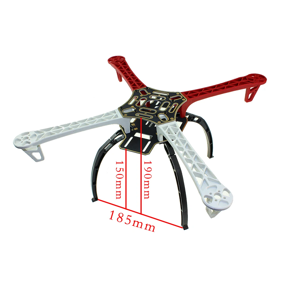 Drone avec cadre 450 pour RC BrosMWC, multicopter 4 axes, quadrirotor, hélicoptère multi-rotor avec train d'atterrissage, F330, F450, F550