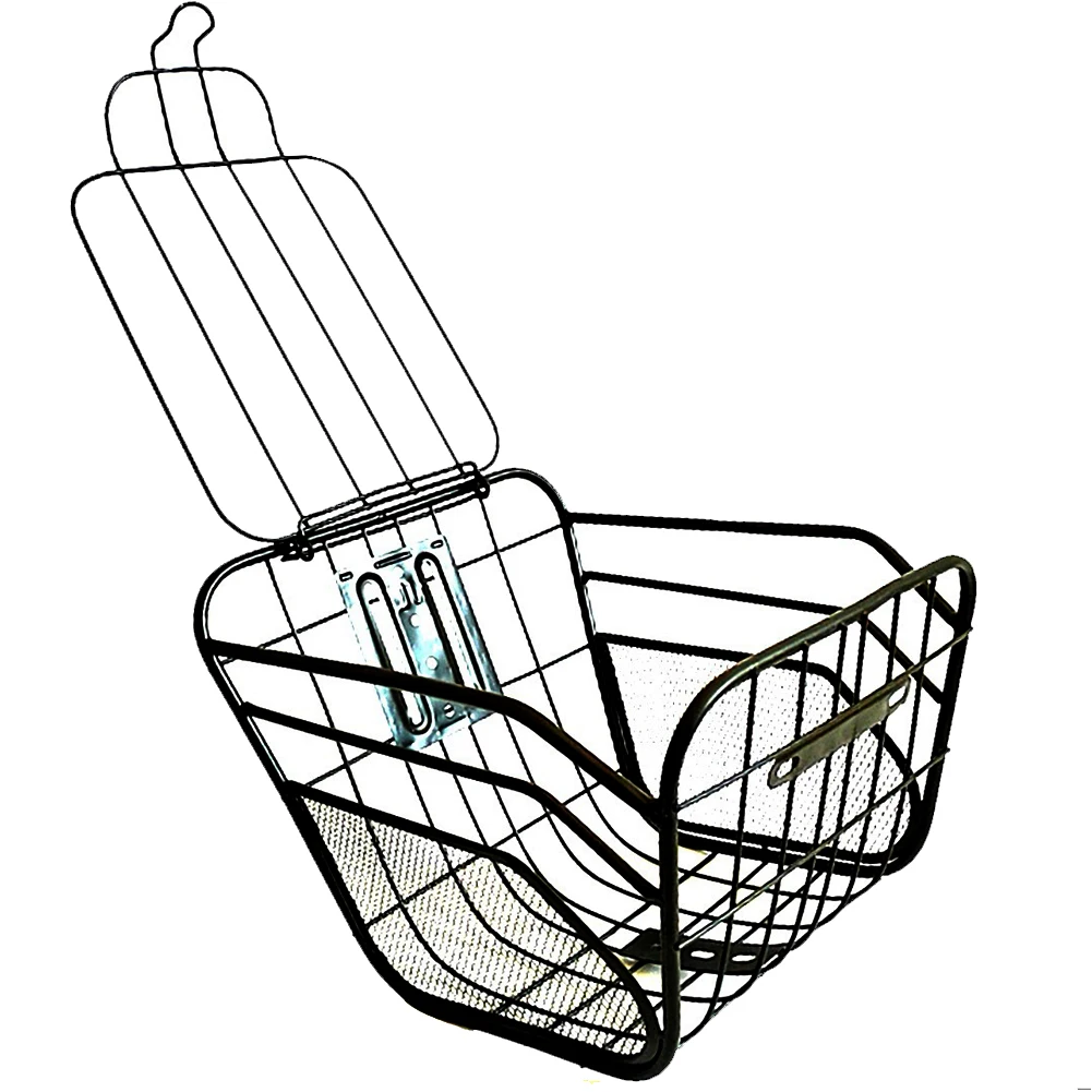 Bicycle Basket With Cover  Removable Bike Handlebar Front Basket Bicycle Rack Hanging Basket Cycling Cargo Carrier