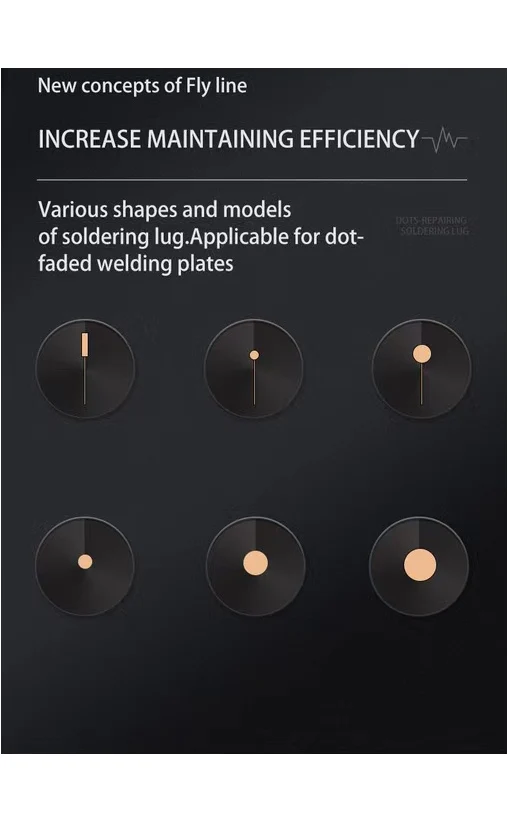 Dot Repairing Lug Welding Plates Jumping Wire Jumper Fly-Line for Motherboard Repairs Spot Patch for iphone samsung huawei part