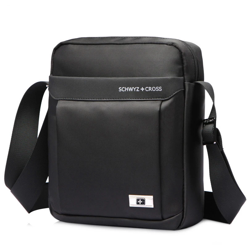 

new black Oxford Men's Single Shoulder Bag Swiss Waterproof Messenger Bags crossbody bags for men 2020 bolso hombre bandolera