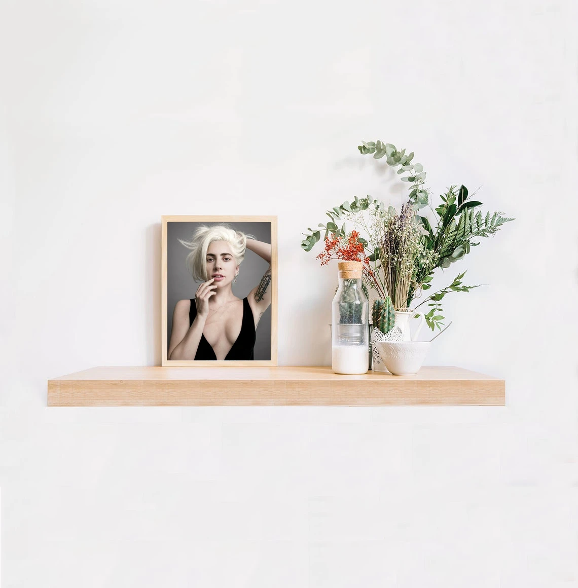 Lady gaga Poster Pop Star Hip Hop Art Music Singer Hip Hop Rap Canvas Picture Print Home Wall Painting Decoration (No Frame) image 5