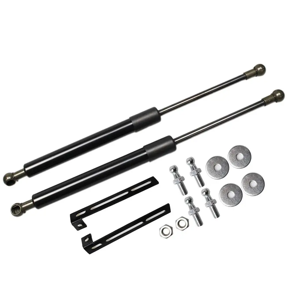 For VW Volkswagen Corrado 1988-1995 Front Hood Modify Struts Refit Gas Spring Lift Supports Carbon Fiber Rod Shocks Prop Dampers