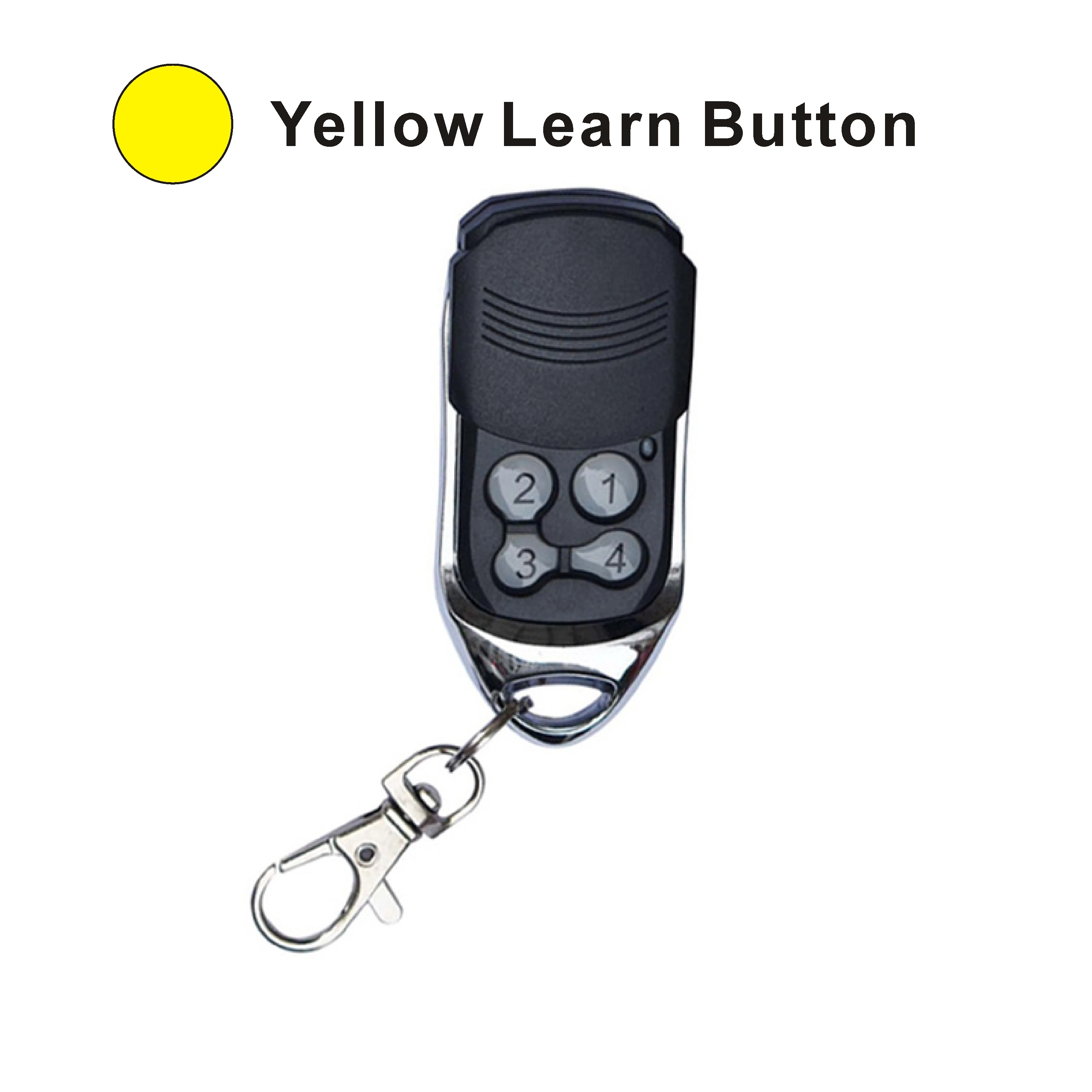 For Liftmaster 891LM 893LM 950ESTD 953ESTD Garage Door Remote Control with Yellow Learn Button