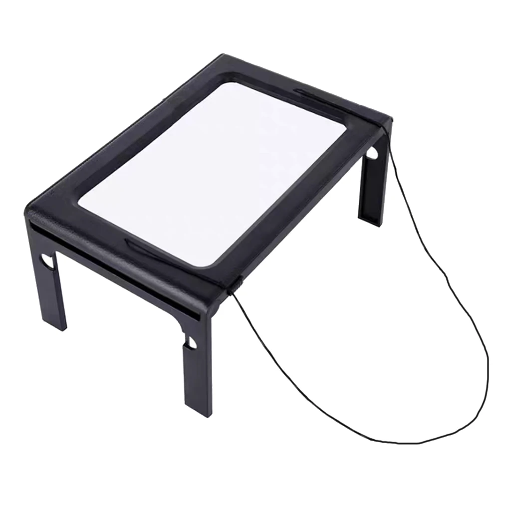 Lente d\'ingrandimento a LED a mani libere lettura collo usura lettura visiva lente d\'ingrandimento per cucito a casa Corss Stich ricamo ad ago