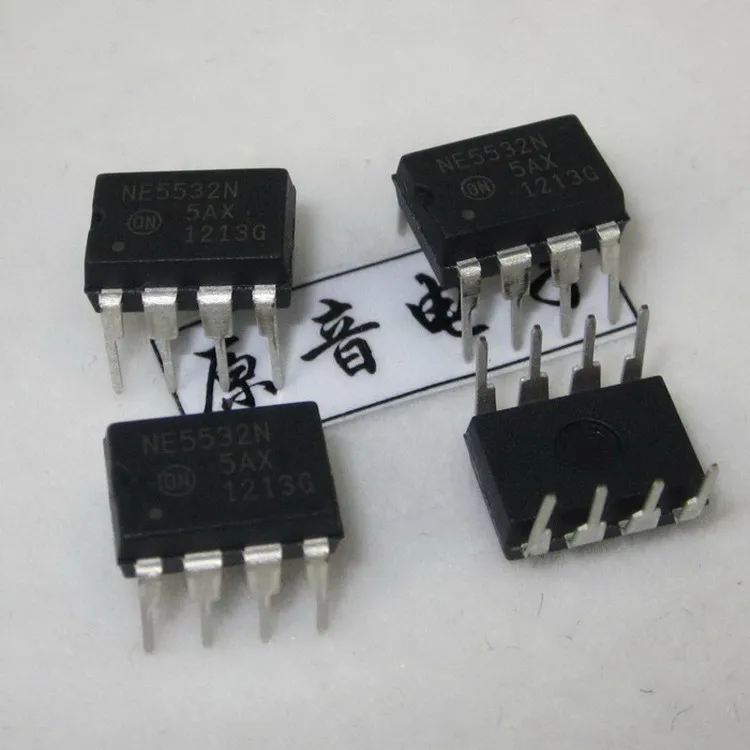 4pcs/10pcs New original ON NE5532N line dual operational amplifier ON (ON) low noise DIP-8 free shipping