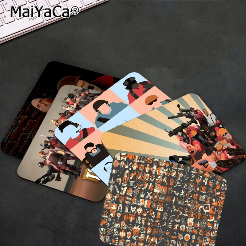 MaiYaCa Team Fortress 2 Gamer Speed Mice Retail Small Rubber Mousepad Smooth Writing Pad Desktops Mate gaming mouse pad