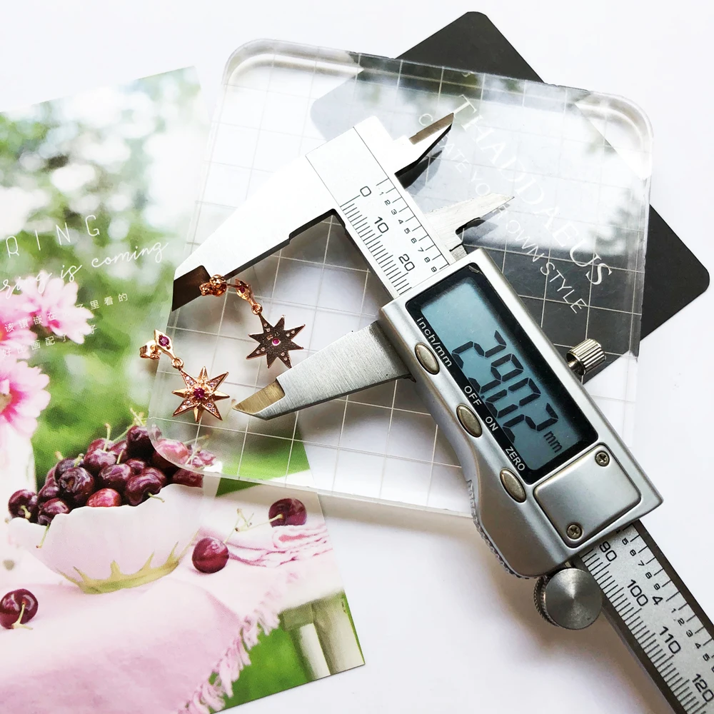 Ohrringe, zarter magischer Stern, rosa, Europa, modisch, verträumt, sieht Schmuck für Frauen, Sommer, neues Geschenk aus Sterlingsilber 925, Geschenk – Detail 7