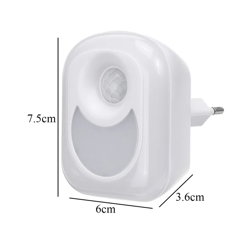 Lâmpada de parede ac 220 v luz da noite com sensor movimento pir infravermelho humano ativado 26 led lâmpada parede emergência corredor quarto casa