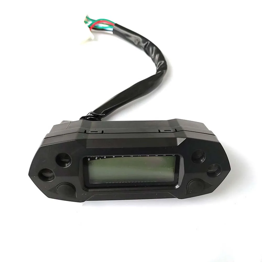 Motorcycle Fuel Meter Speedometer Odometer Universal Mini Adjustable Speed Meter LCD Digital Speeeter Instrument instrument