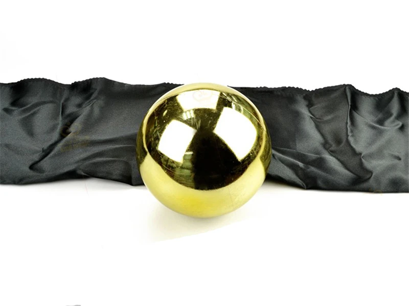 Zombie Ball With Foulard,Large Size (Dia.15cm,Gold/Silver Color Avaiable) Floating Magic Tricks Gimmick Stage Illusion Mentalism