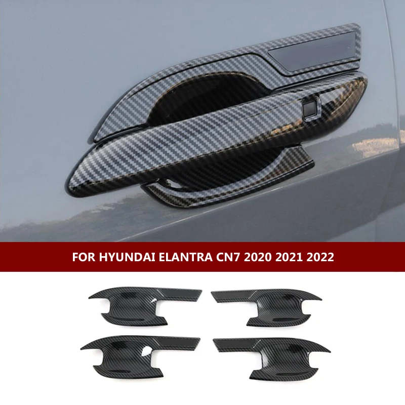 For Hyundai Elantra Avante CN7 2021 2022 Car Body Cover Detector Stick Frame Lamp Trim External Door Handle Armrest Holder Part