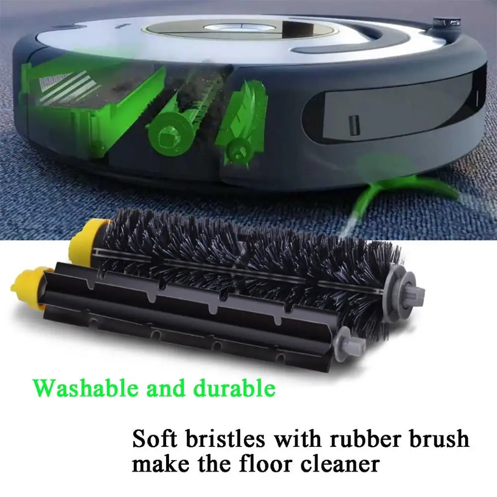 Conjunto de accesorios de repuesto para robot aspirador Roomba, kit de piezas de reemplazo para iRobot Roomba serie 600, 690, 680, 660, serie 651 y