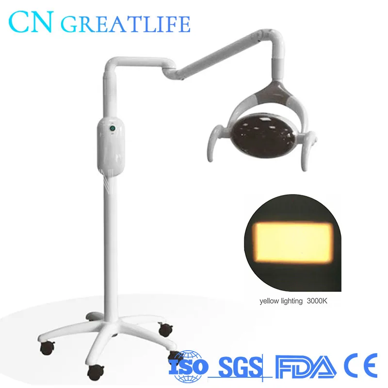 Dental Vertical Mobile Floor Stand Exam Lamp Medical Shadowless Led Dental Operation Light Standing Dental Light Led