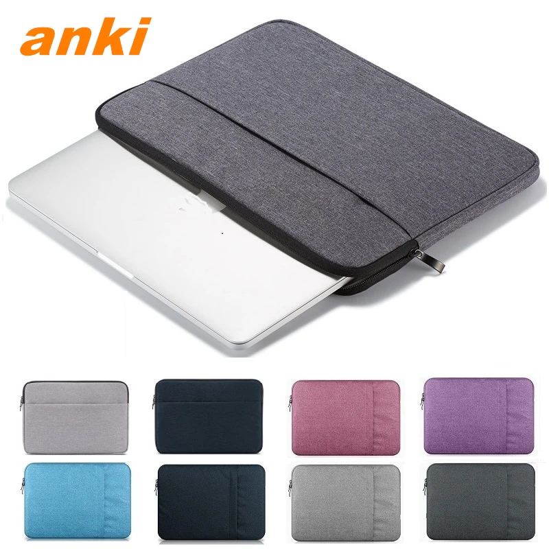 Anki Brand Waterproof Laptop Bag 11,12,13,14,15.6 Inch,Man Lady Shockproof Sleeve Case For Macbook Air Pro Notebook PC,DropShip