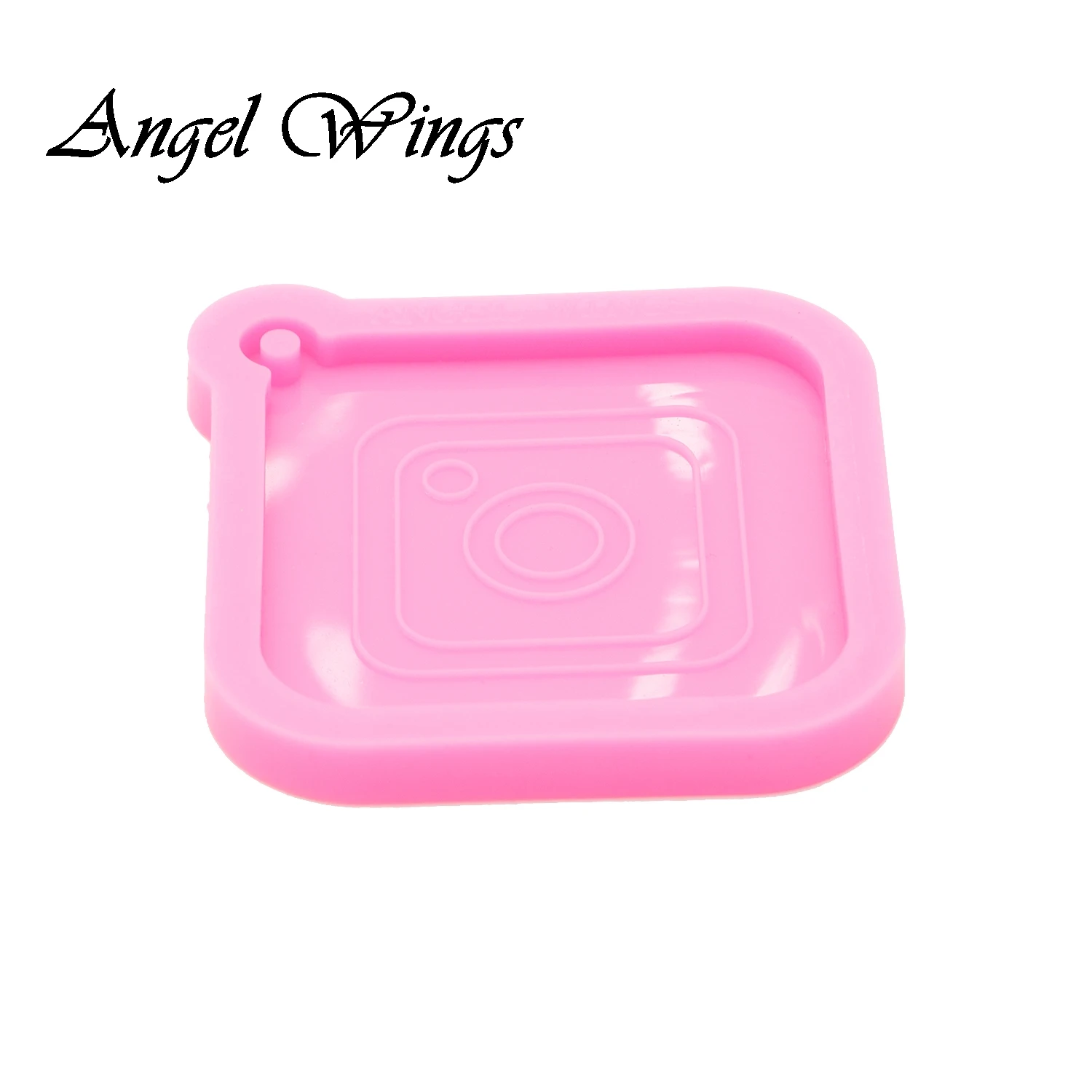 Shiny Resin Sign Mould, Silicone Molds For Keychain , Clay Molds , DIY Resin Epoxy Mold , Not sticky DY0820