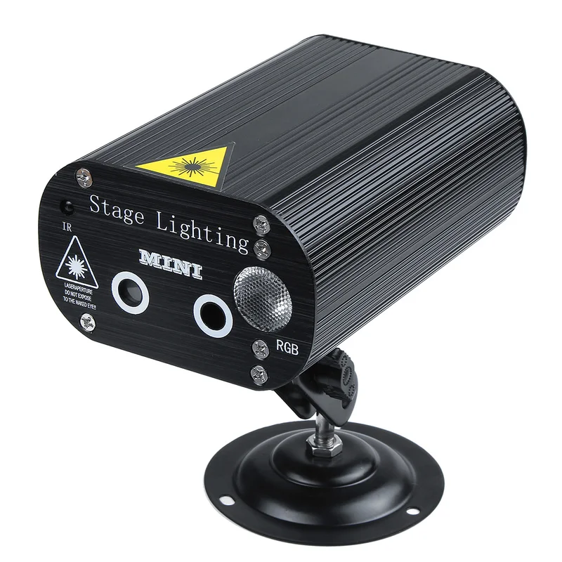 Luzes do projetor do laser da música do controle de voz da luz do palco do diodo emissor de luz do disco 36 modos rgb lâmpada efeito para a festa mostrar com controlador